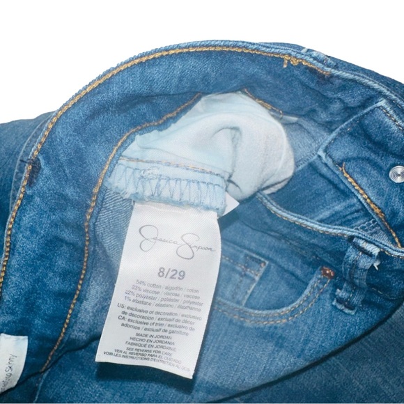 Jessica Simpson | Royal Blue Forever Rolled Crop Skinny Jeans size 8/29✨ - Picture 6 of 9